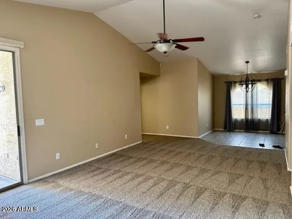 a view of livingroom and window