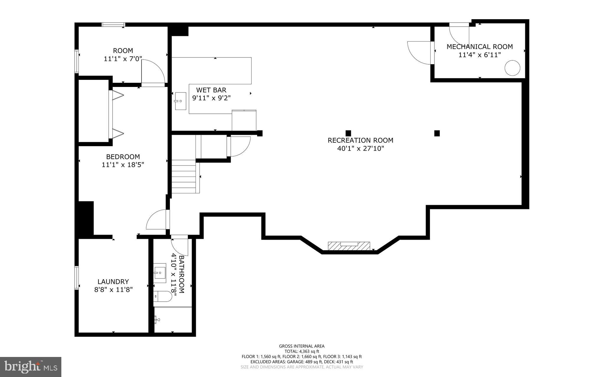 685 East Old Philadelphia Road Elkton, MD 21921 - Photo 64 of 64 Floor Plan - Basement