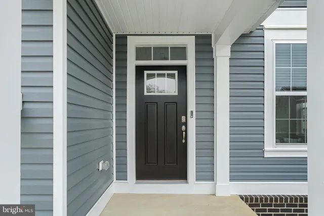 a view of front door of house