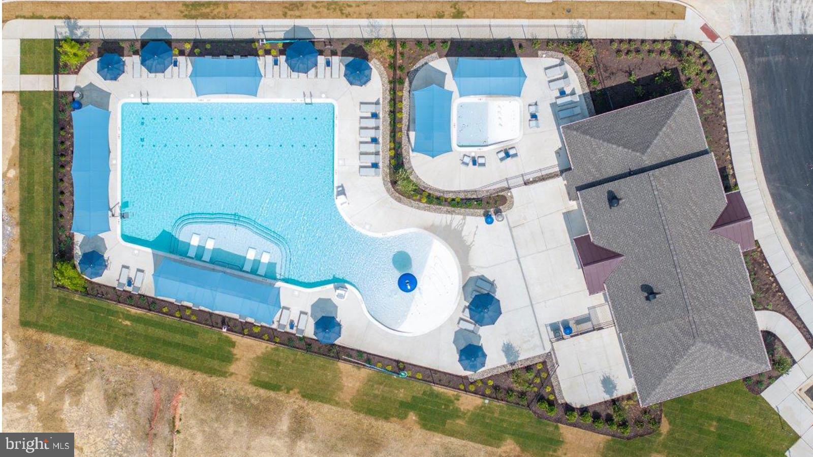 8 Comes Rdg Court Rosedale, MD 21237 - Photo 44 of 54 an aerial view of a house with swimming pool