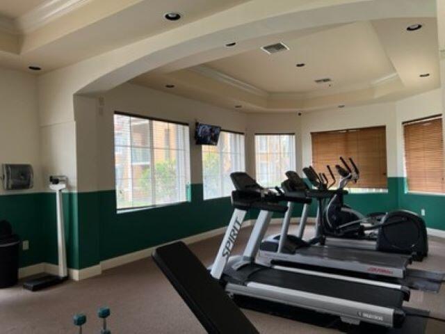 7848 Sonoma Springs Circle, Unit 202 Lake Worth, FL 33463 - Photo 15 of 16 a view of a room with gym equipment