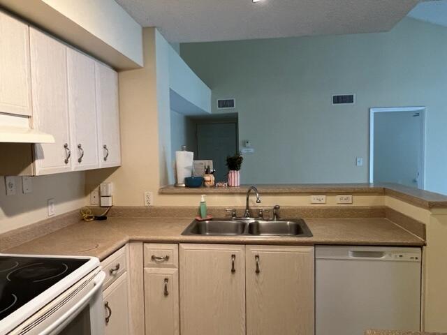 7848 Sonoma Springs Circle, Unit 202 Lake Worth, FL 33463 - Photo 5 of 16 a kitchen with sink cabinets and window