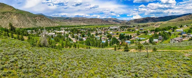 a view of a lush green field