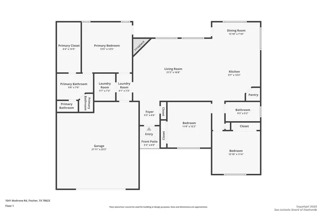 $422,900 | 1041 Madrone Road, Fischer, TX 78623
