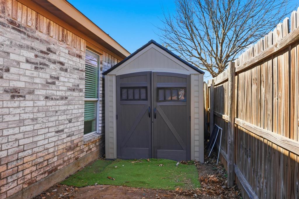 121 Kings Way Drive Rhome, TX 76078 - Photo 36 of 38 a view of a small house with backyard