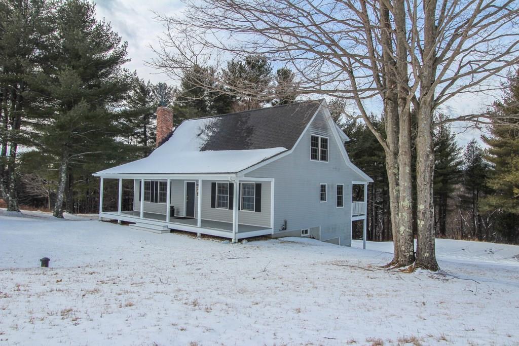 325 Stoddard Road Morris, CT 06763 - Photo 1 of 1 front view of a house with a yard covered in snow