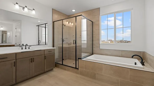 a view of a porch with a floor to ceiling window