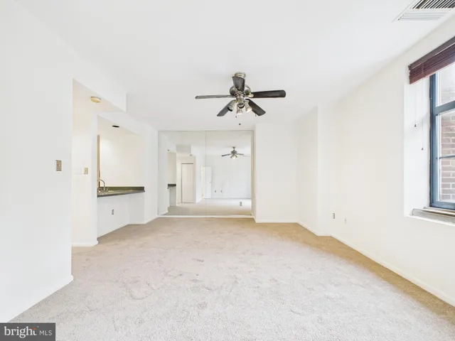 a view of an empty room