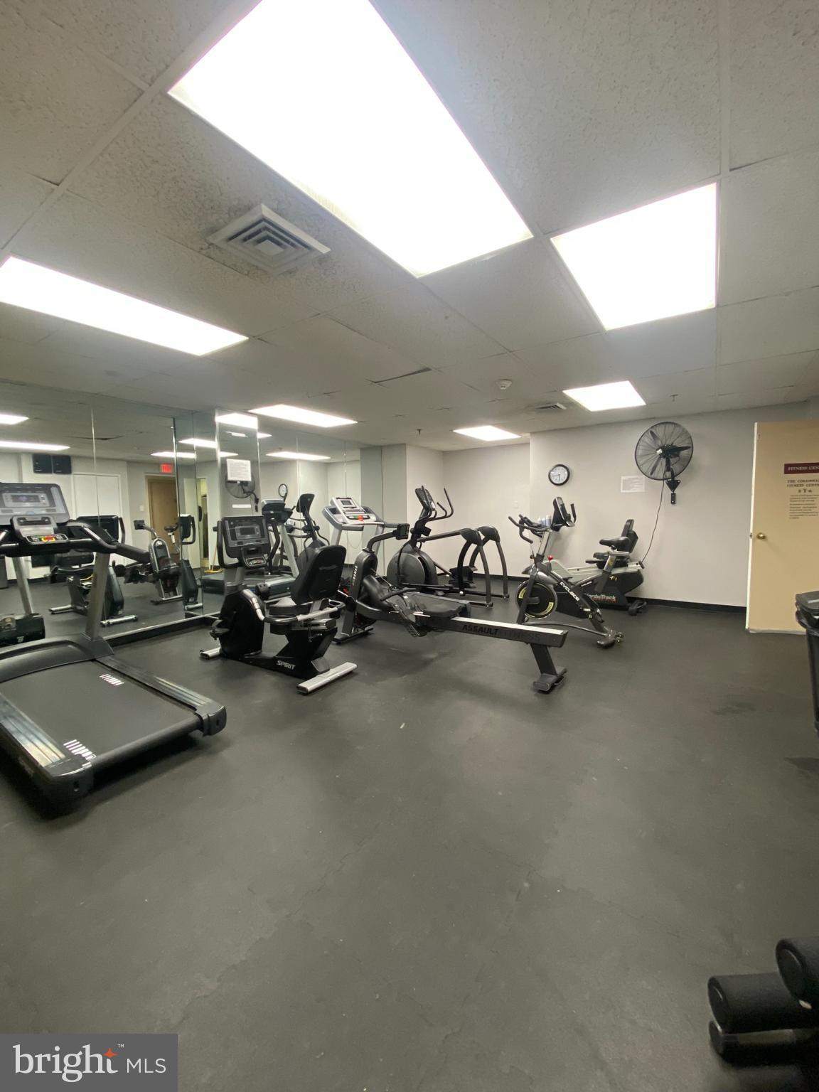 1601 Spring Garden Street, Unit 402 Philadelphia, PA 19130 - Photo 21 of 22 a gym with lots of gym equipment