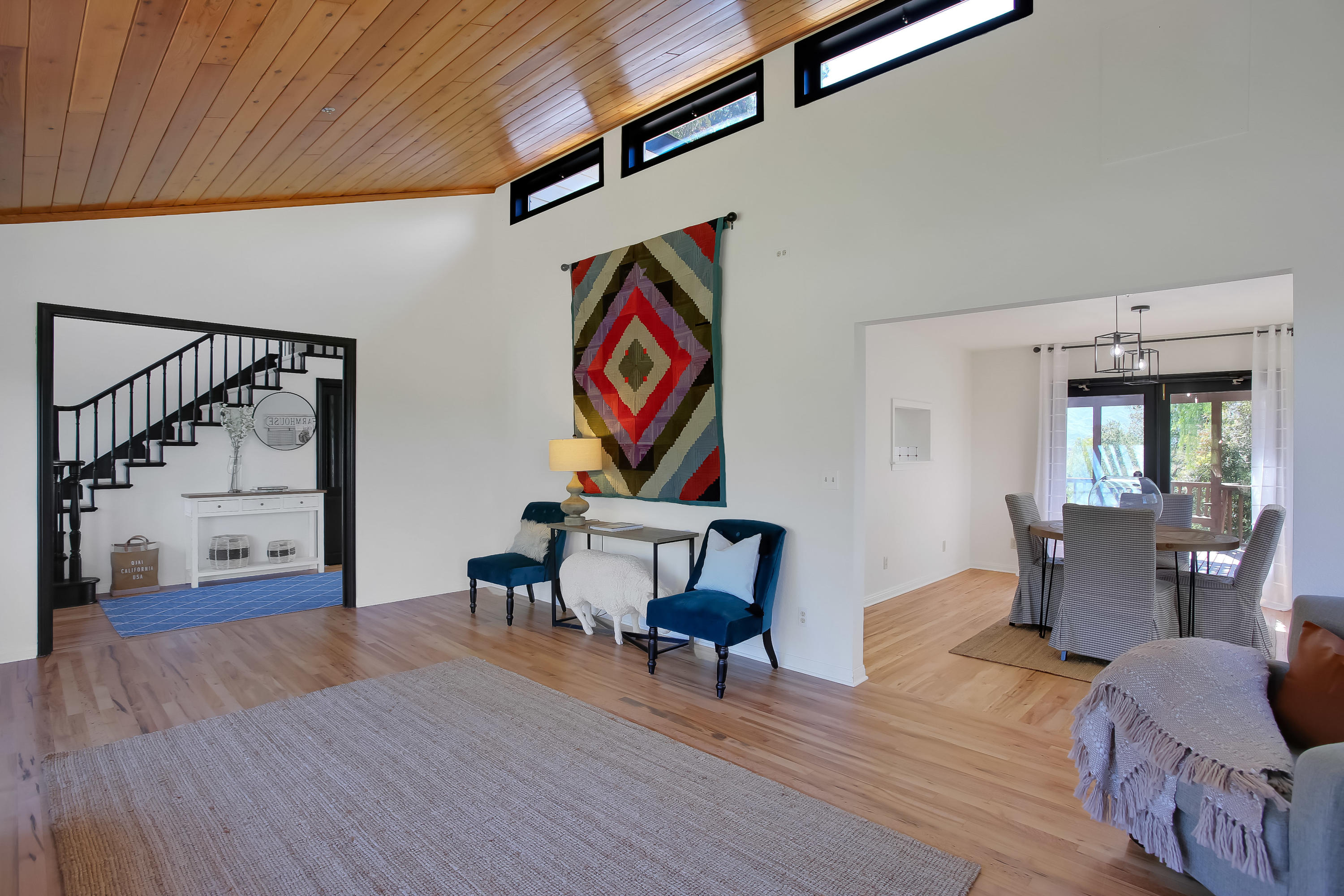 2080 Maricopa Highway Ojai, CA 93023 - Photo 12 of 47 a view of a livingroom with furniture and wooden floor