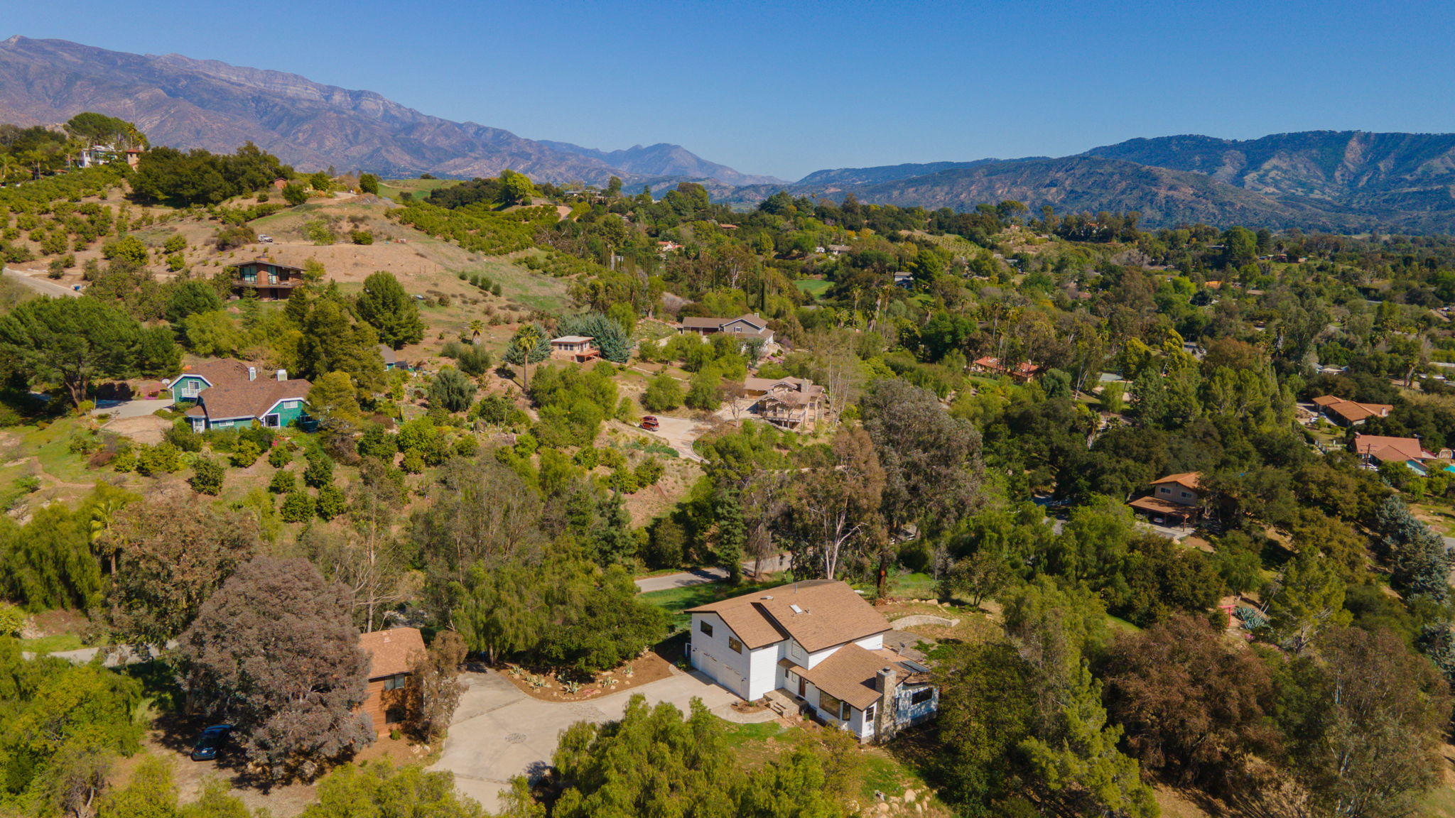 2080 Maricopa Highway Ojai, CA 93023 - Photo 41 of 47 view of a city with mountains in the background