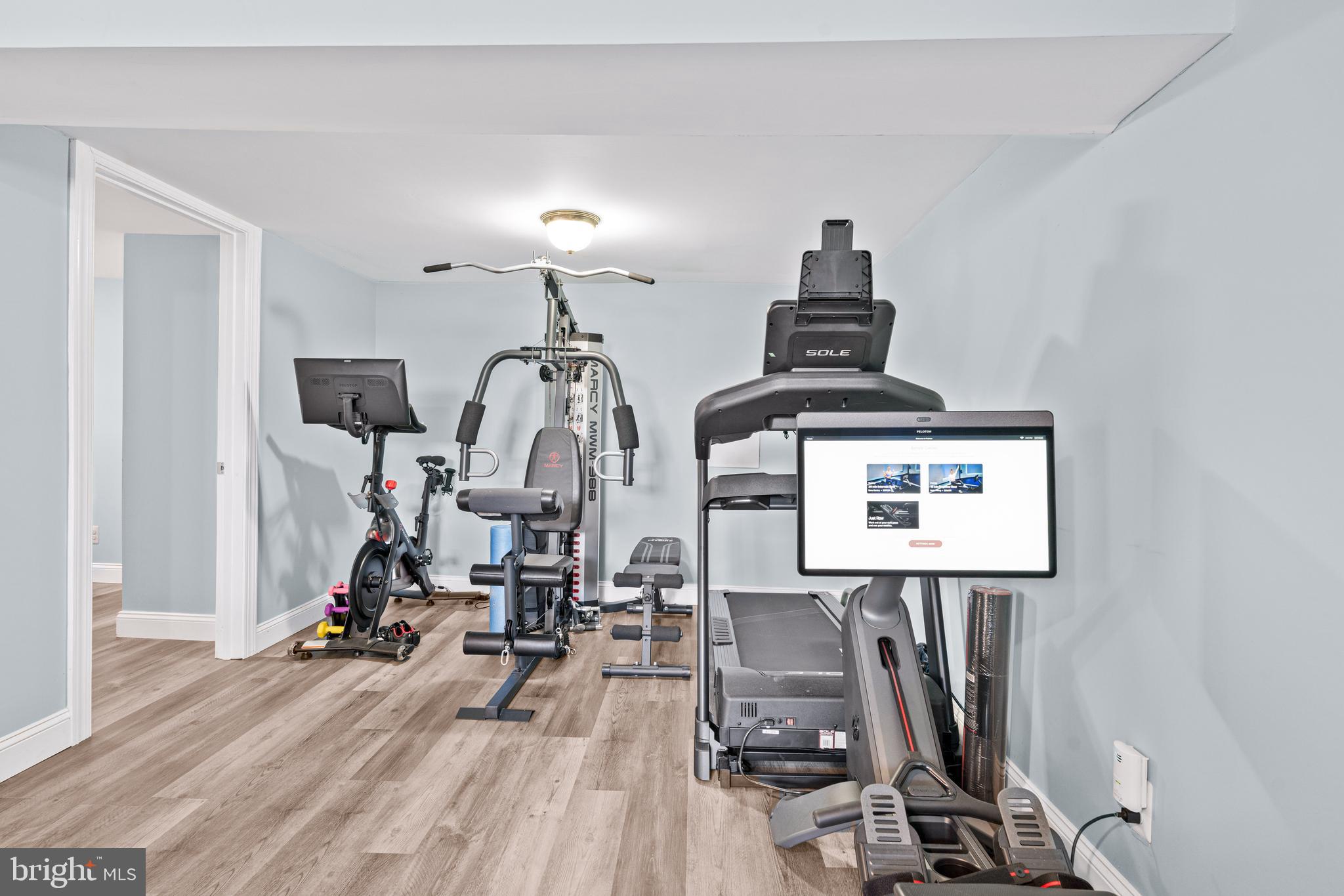 7745 Garrison Road Hyattsville, MD 20784 - Photo 32 of 43 a view of a room with gym equipment