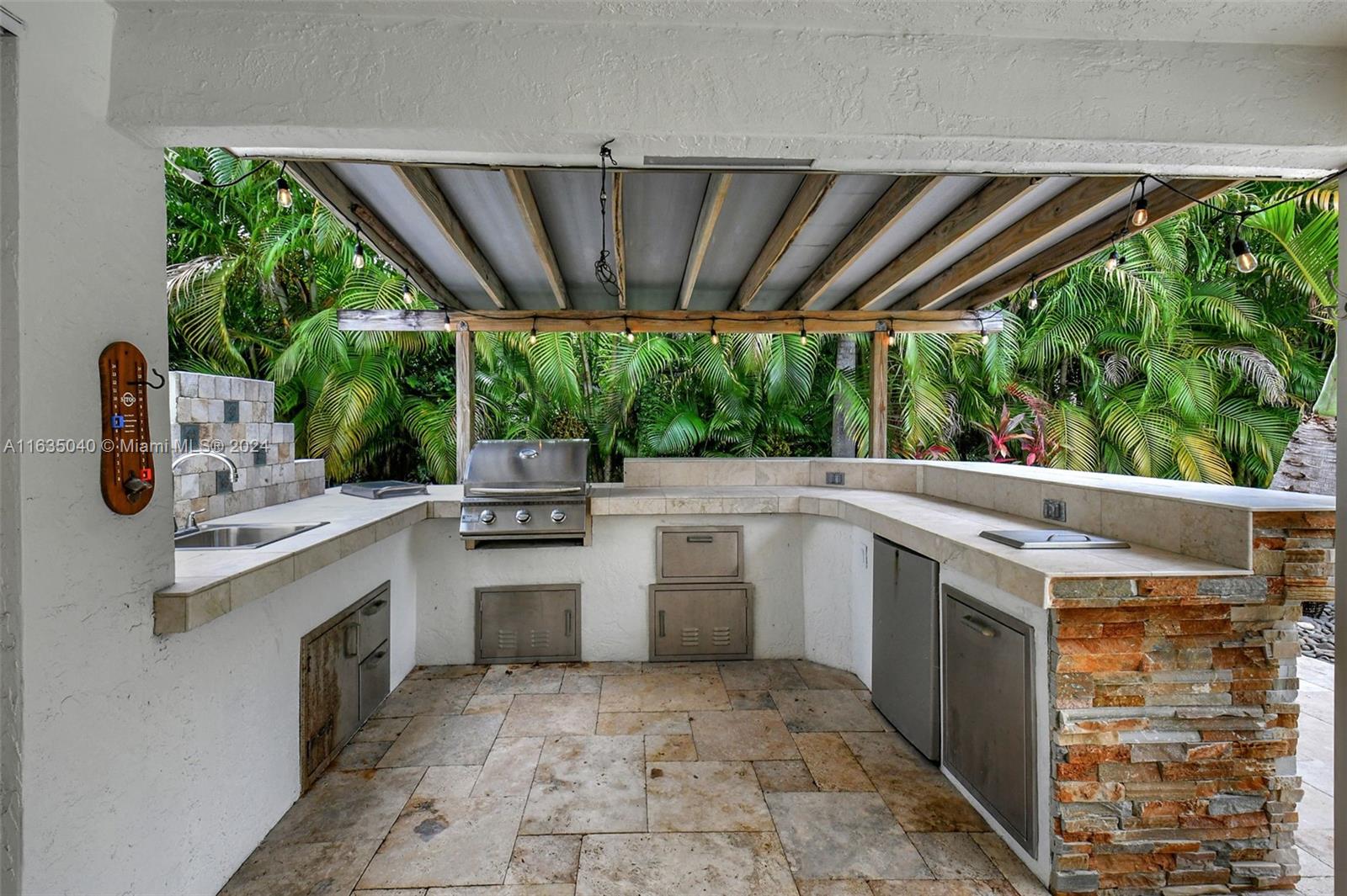 1314 Northwest 6th Street Boca Raton, FL 33486 - Photo 5 of 66 Incredible outdoor kitchen w/ side burner, sink, and bar fridge