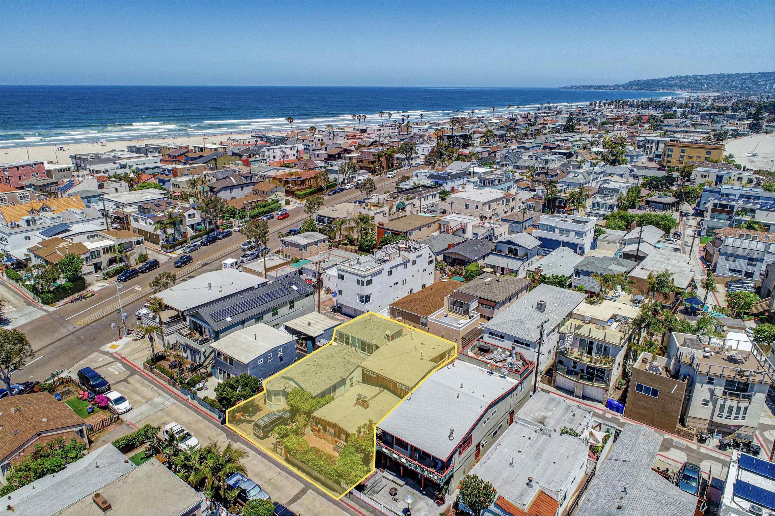 814 San Luis Rey Place San Diego, CA 92109 - Photo 23 of 29 an aerial view of a city with ocean view