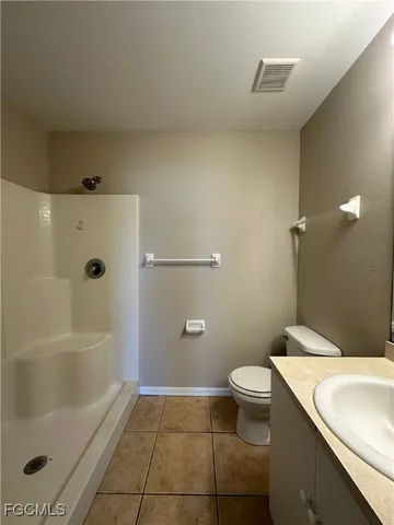 a view of a room with rack on the wall