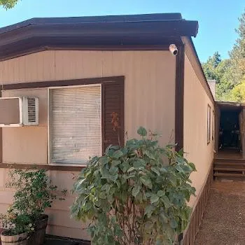 a view of a house with a small entryway