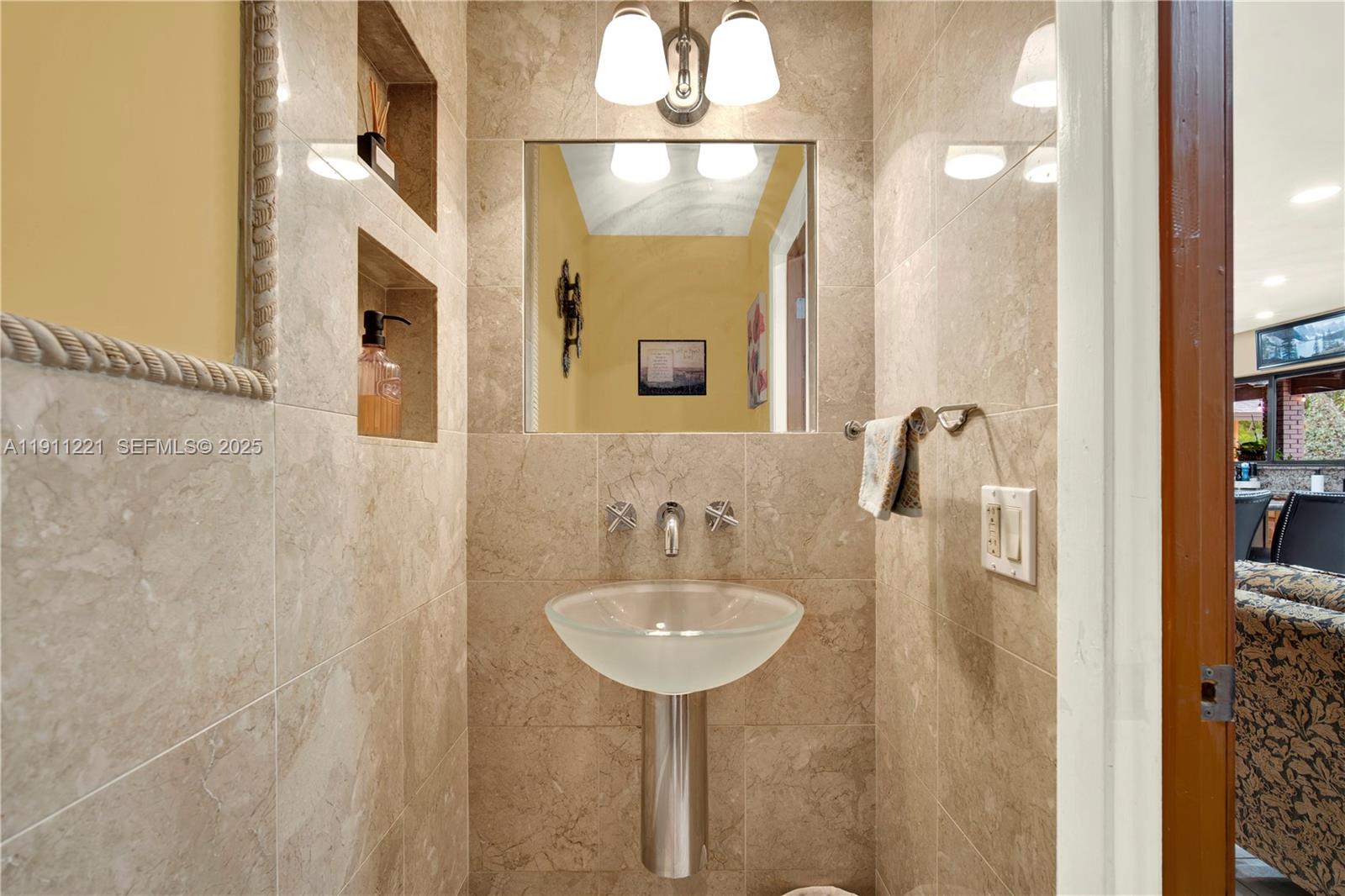 13620 Southwest 104th Avenue Miami, FL 33176 - Photo 24 of 66 Guest Bathroom in family room