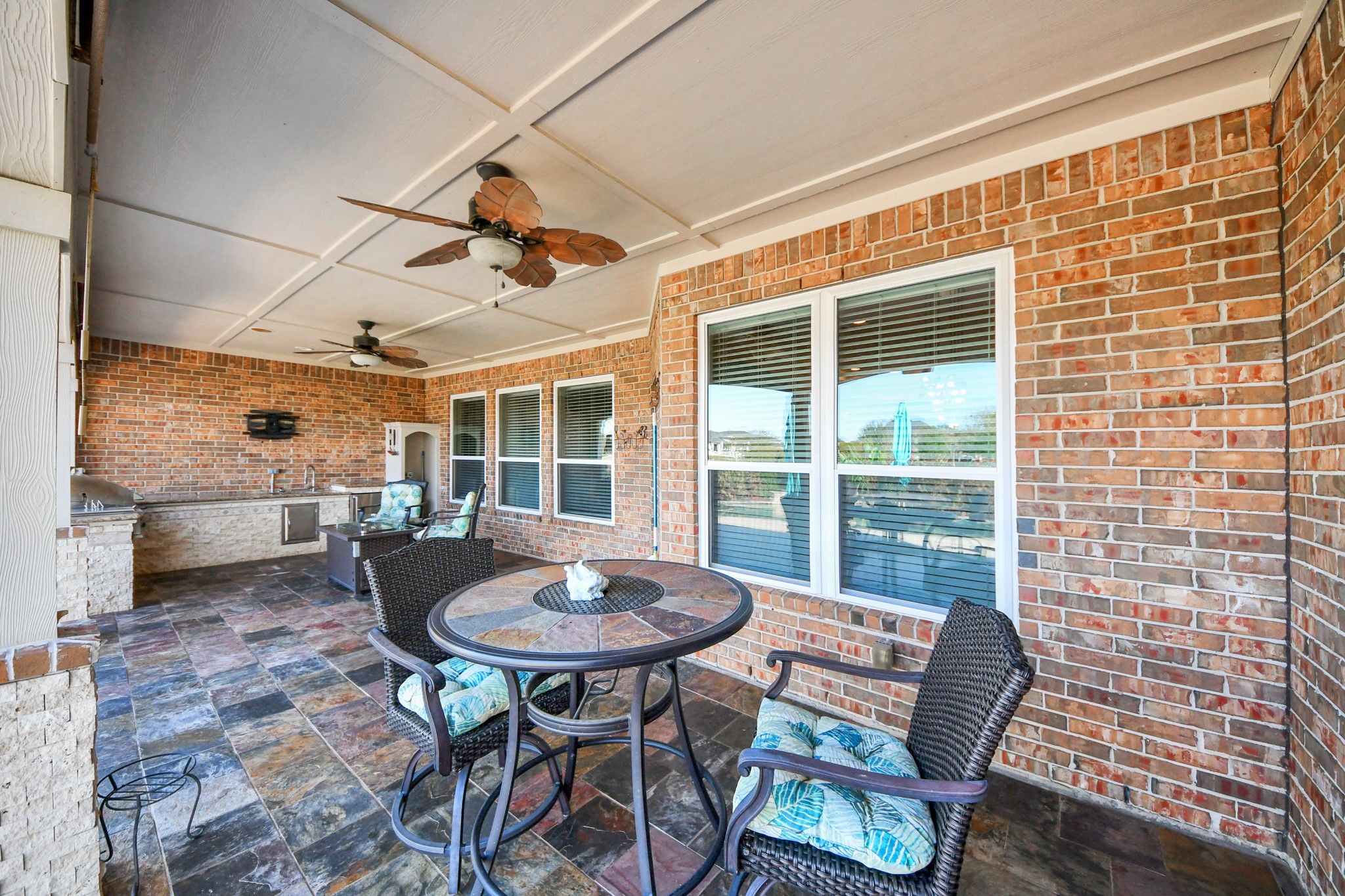3511 River Bend Drive Rosenberg, TX 77471 - Photo 34 of 50 a view of a dining room with furniture window and outside view