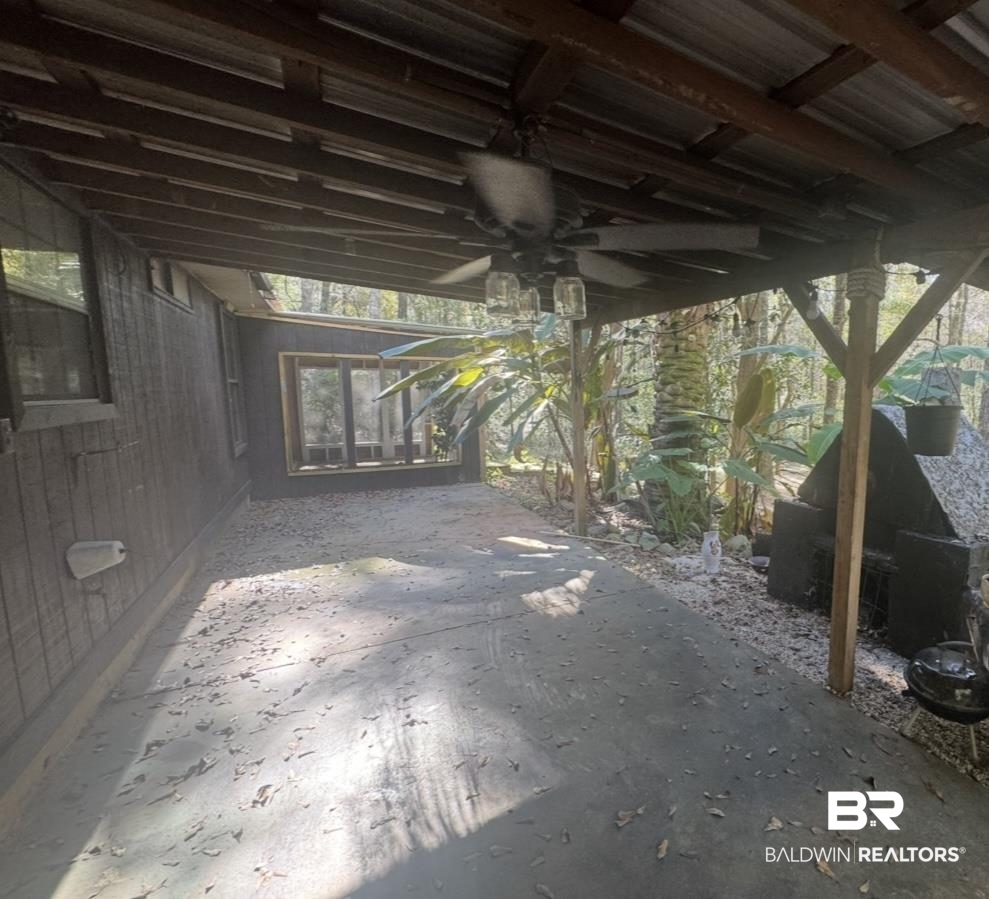 23341 County Road 49 Silverhill, AL 36576 - Photo 21 of 23 View of patio with a ceiling fan