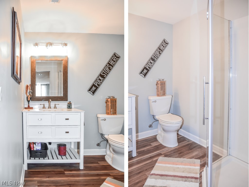 3170 Huntcliffe Road Northeast North Canton, OH 44721 - Photo 27 of 34 Full bath with a corner shower on the lower level.
