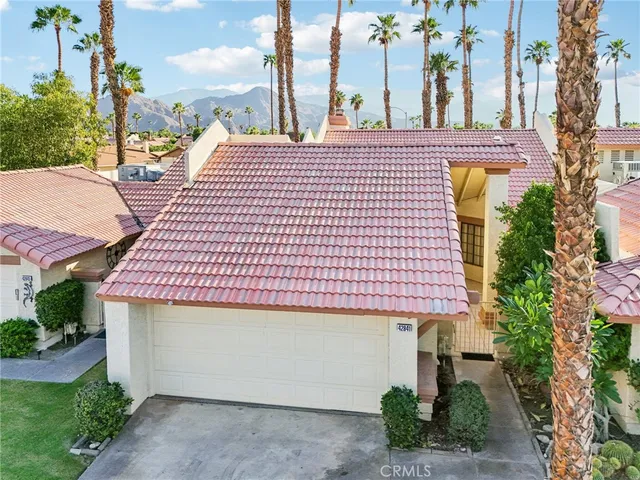 a front view of a building