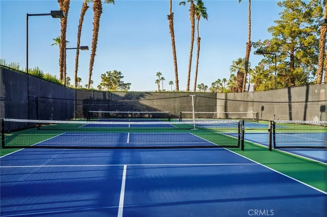 a view of a park with a park