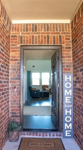 a view of a balcony with a couch