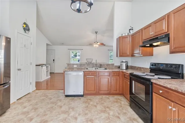 a close view of sink