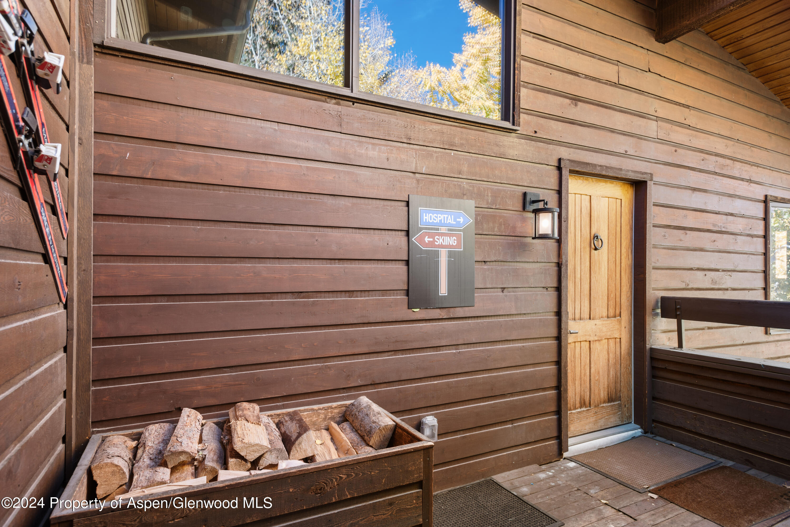 800 South Monarch Street, Unit 9 Aspen, CO 81611 - Photo 22 of 25 a view of a wooden door and a window