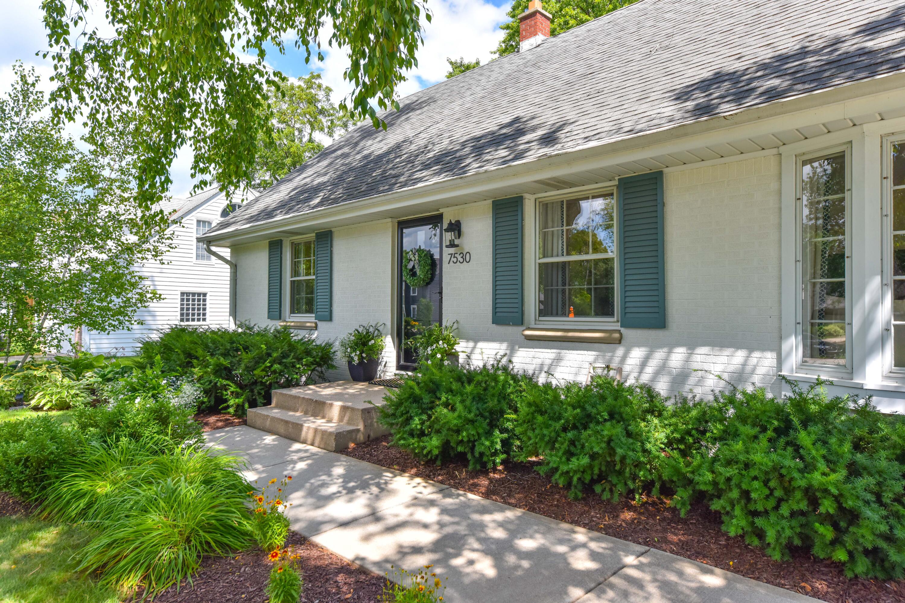 7530 North Fairchild Road Fox Point, WI 53217 - Photo 4 of 31 New front walk in 2019