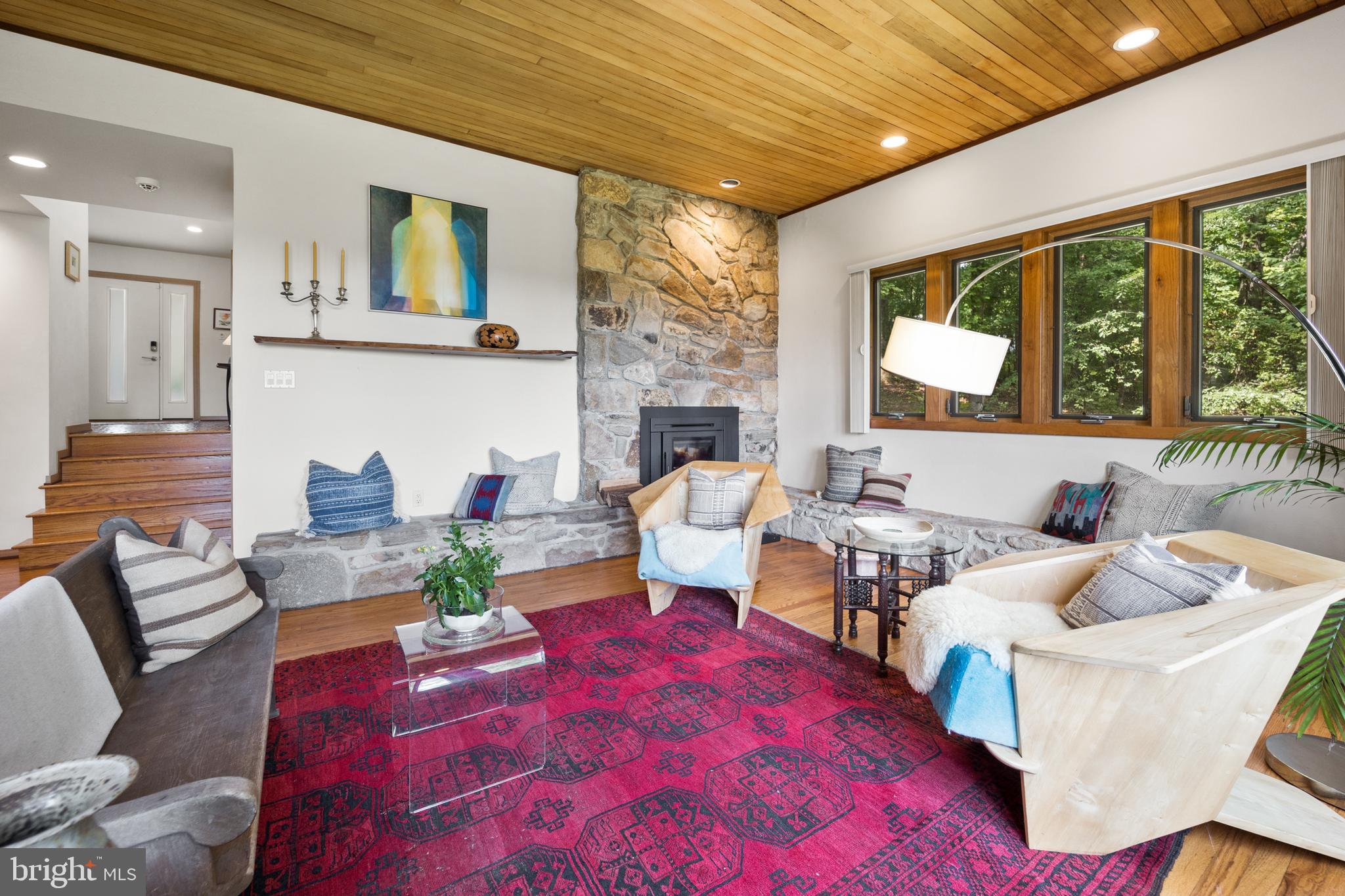 1646 Hilltop Road Spring City, PA 19475 - Photo 7 of 48 Living room with wood burning fire place