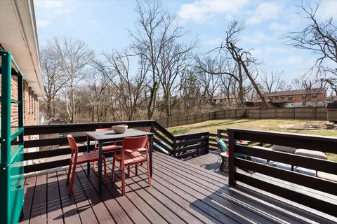 a view of outdoor space with chairs
