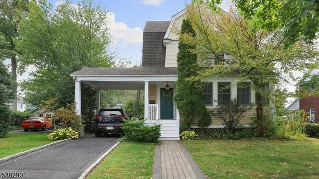 a view of a house with a garden