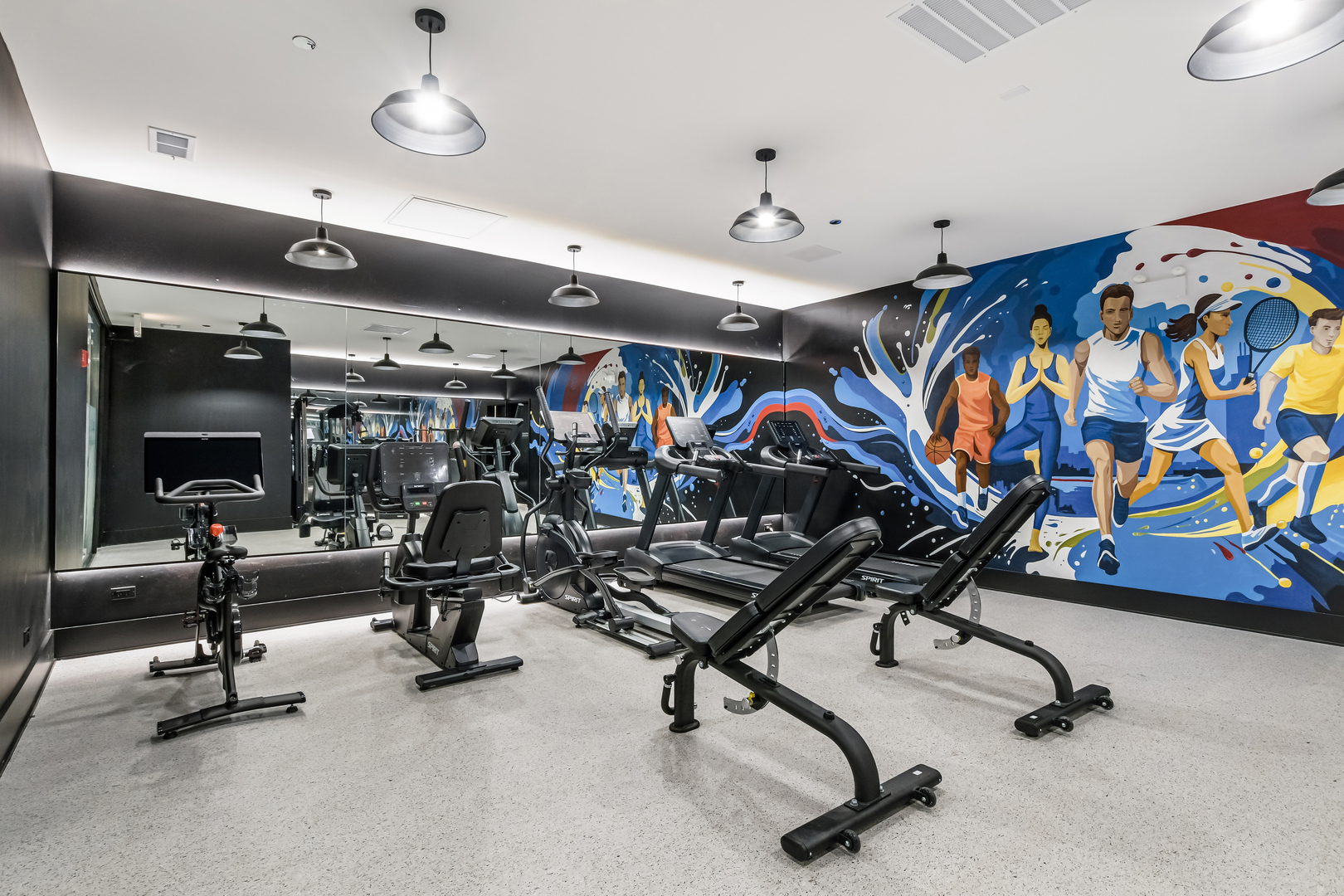Undisclosed Address Chicago, IL 60660 - Photo 16 of 18 a view of a room with gym equipment