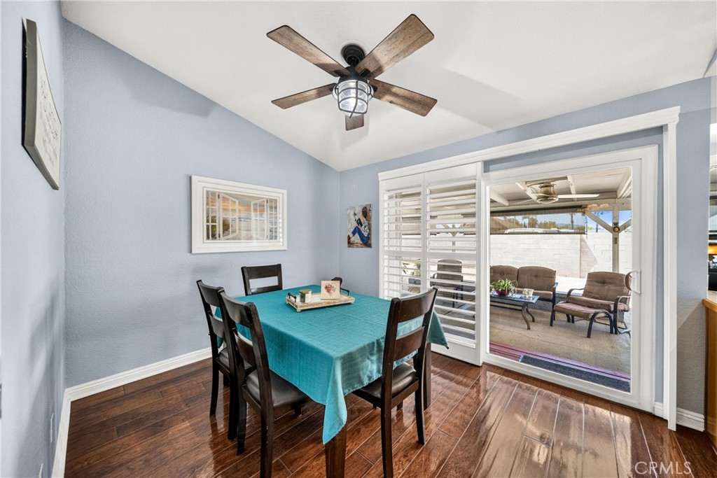 4040 Penrod Drive Riverside, CA 92505 - Photo 11 of 30 a view of a dining room with furniture window and wooden floor