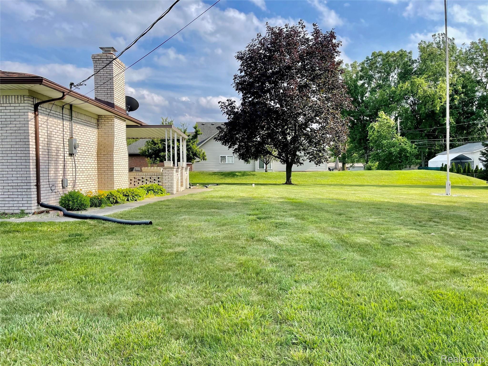 37481 Ryan Road Sterling Heights, MI 48310 - Photo 16 of 47 back of yard from side street view.jpg