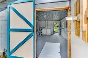 a view of a swimming pool and a yard