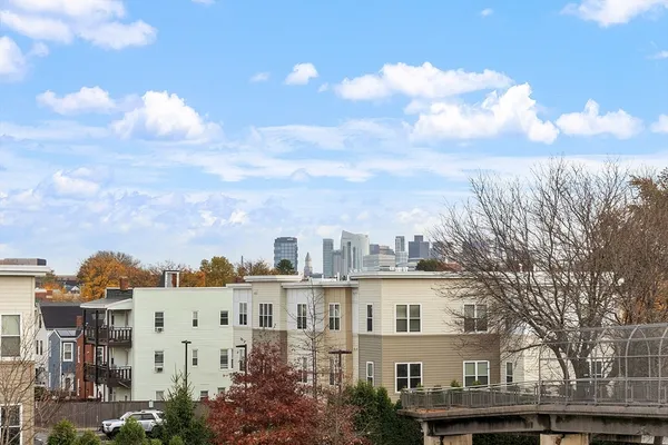 a view of buildings with sky view