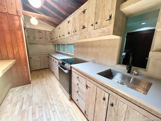 272 Drake Road Pleasant Valley, NY 12569 - Photo 18 of 43 a kitchen with cabinets and wooden floor