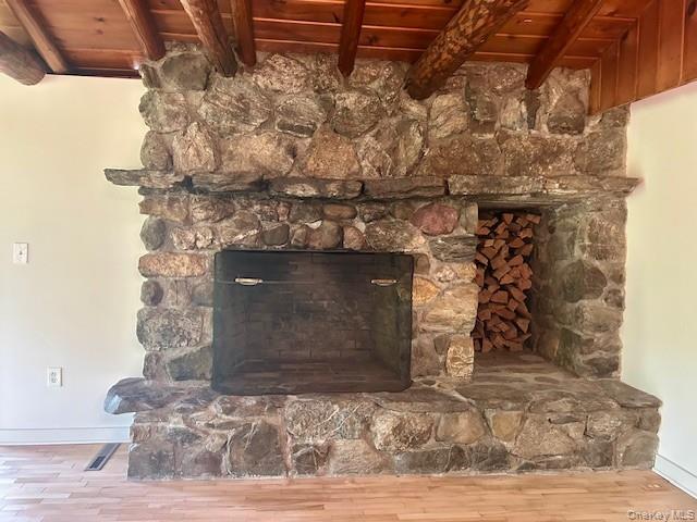 272 Drake Road Pleasant Valley, NY 12569 - Photo 22 of 43 a stone house with a fireplace
