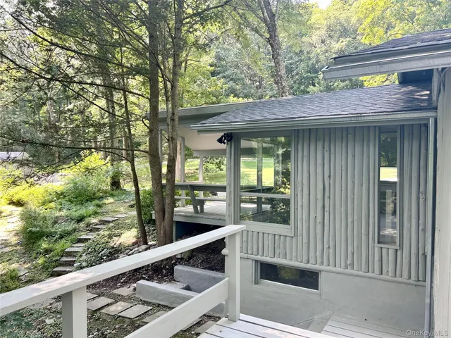 a view of balcony and patio