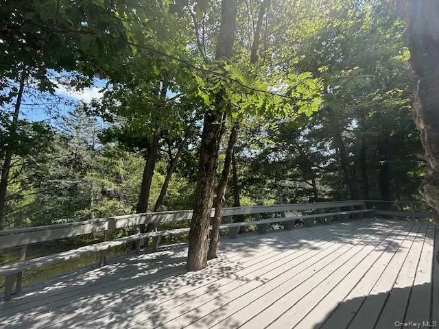 a view of backyard with green space