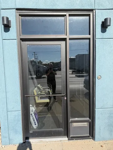 a close view of water heater room