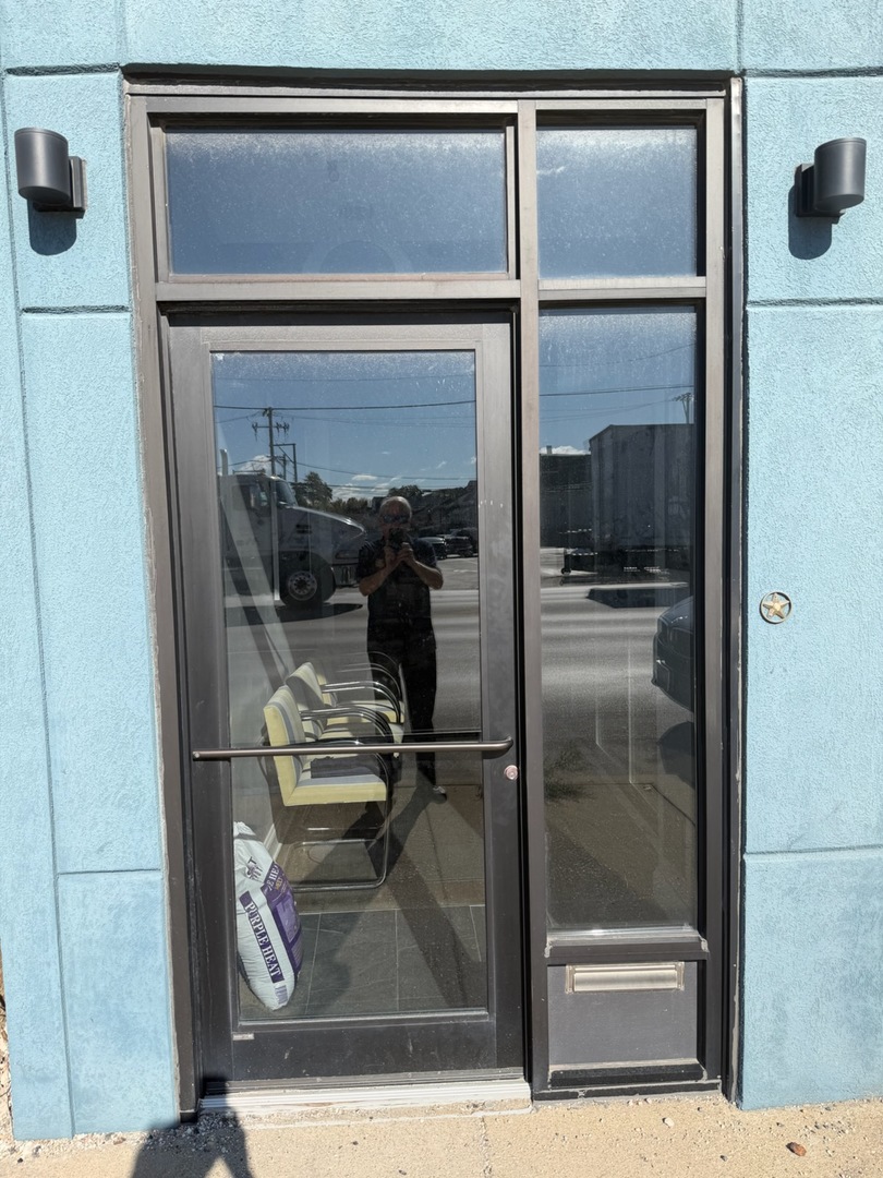 a close view of water heater room