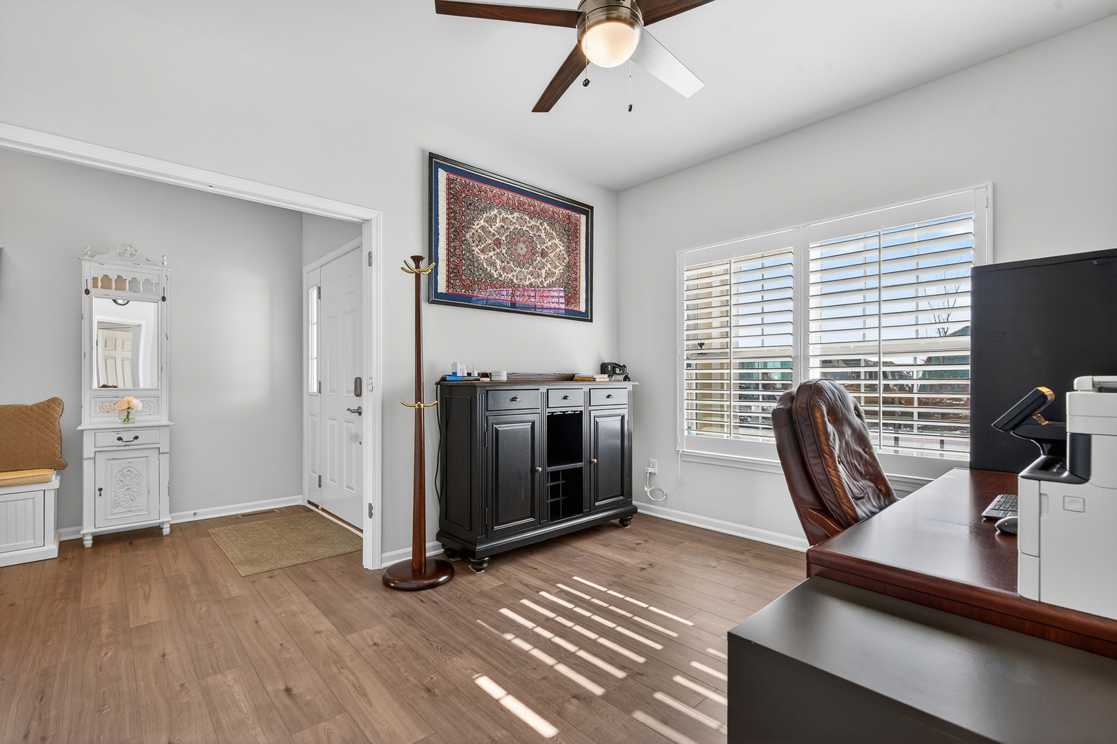 429 Fairway Lane Sycamore, IL 60178 - Photo 21 of 43 a view of a workspace with furniture and a window
