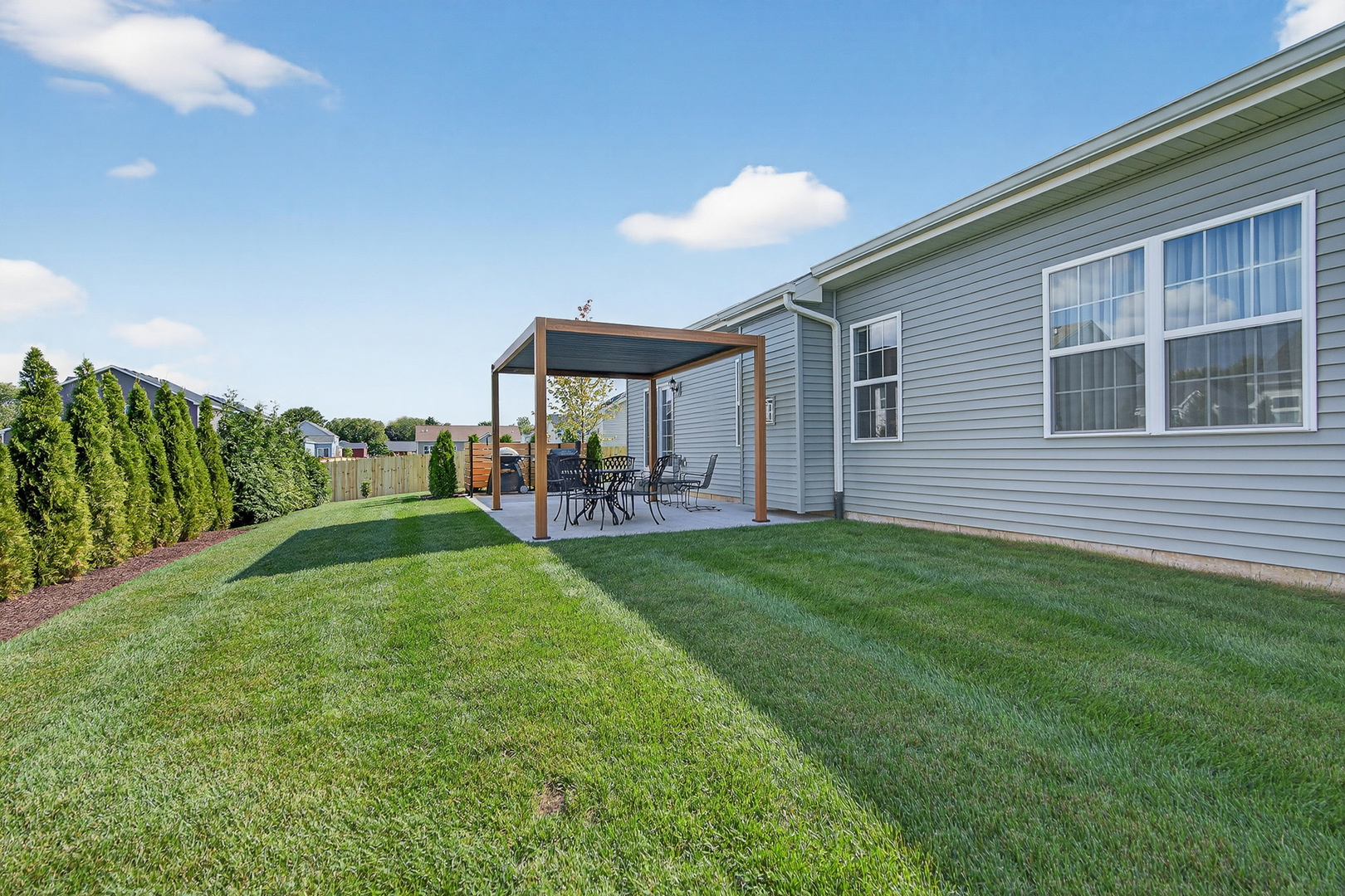 429 Fairway Lane Sycamore, IL 60178 - Photo 31 of 43 a view of back yard of the house