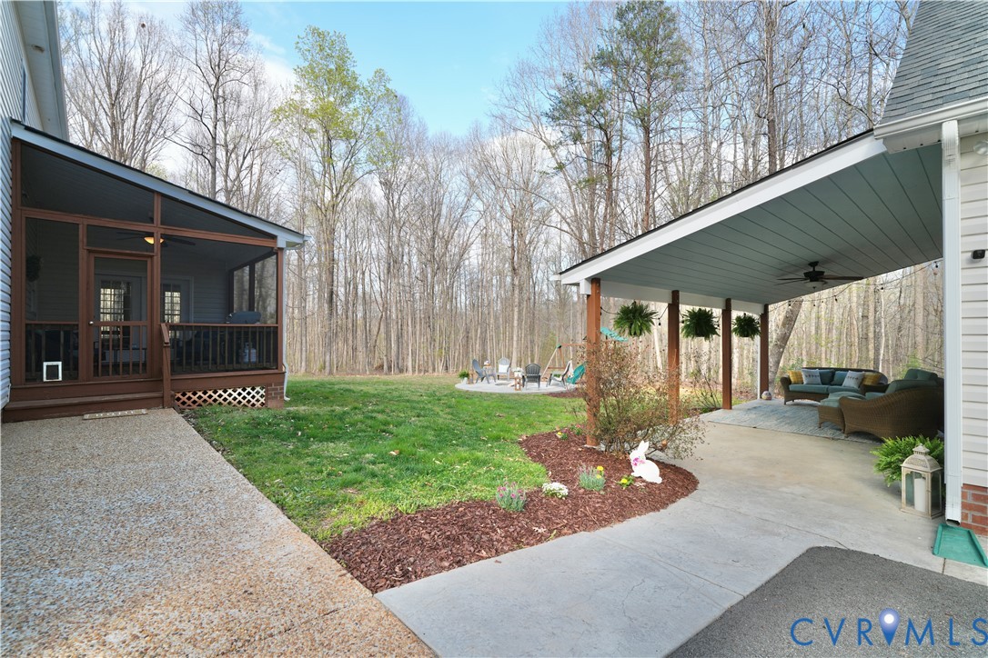 4308 A Three Bridge Road Powhatan, VA 23139 - Photo 52 of 76 Incredible outdoor living with porches, firepits,
