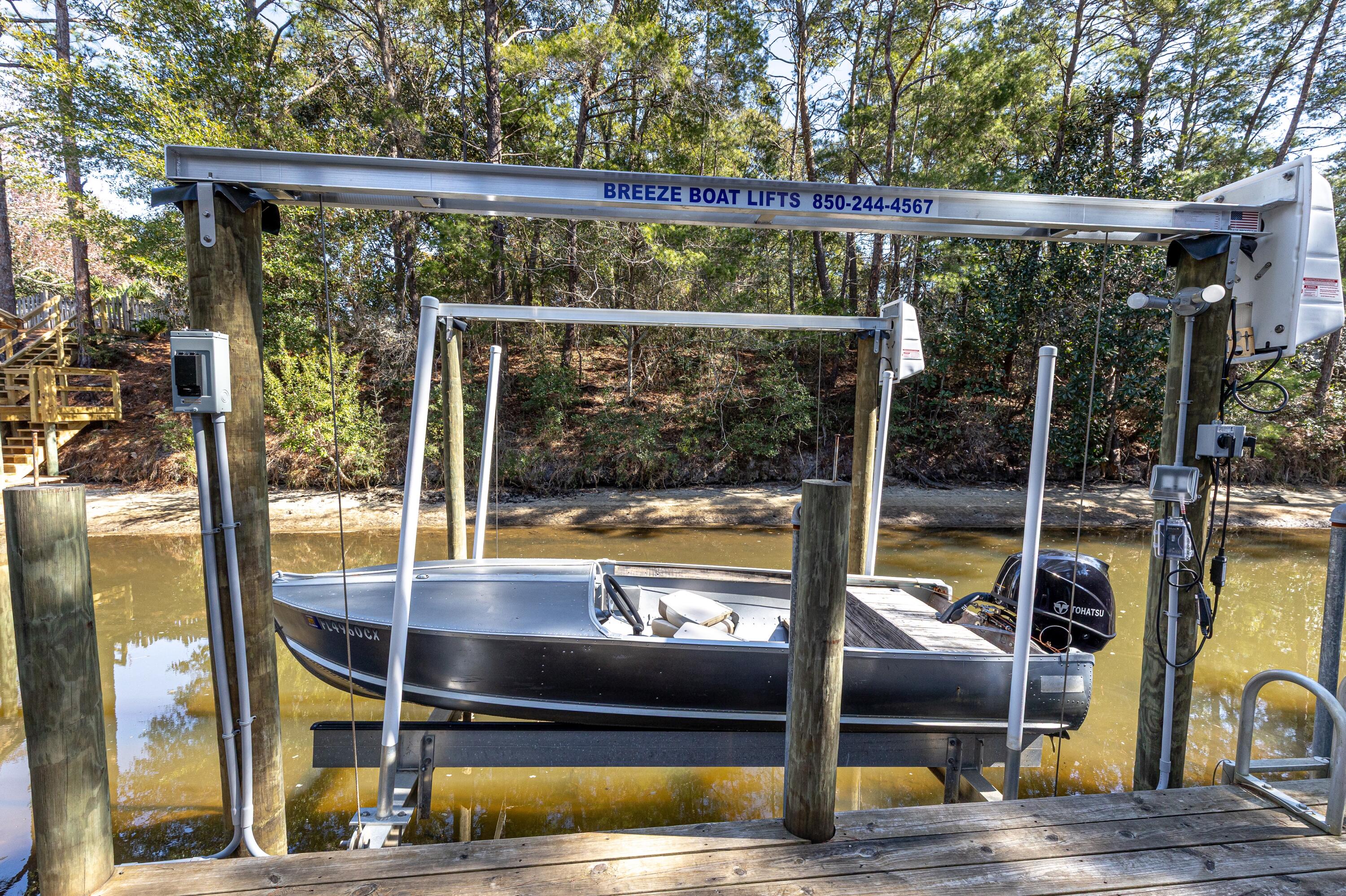 448 Ricker Avenue Santa Rosa Beach, FL 32459 - Photo 24 of 30 Boat Lift