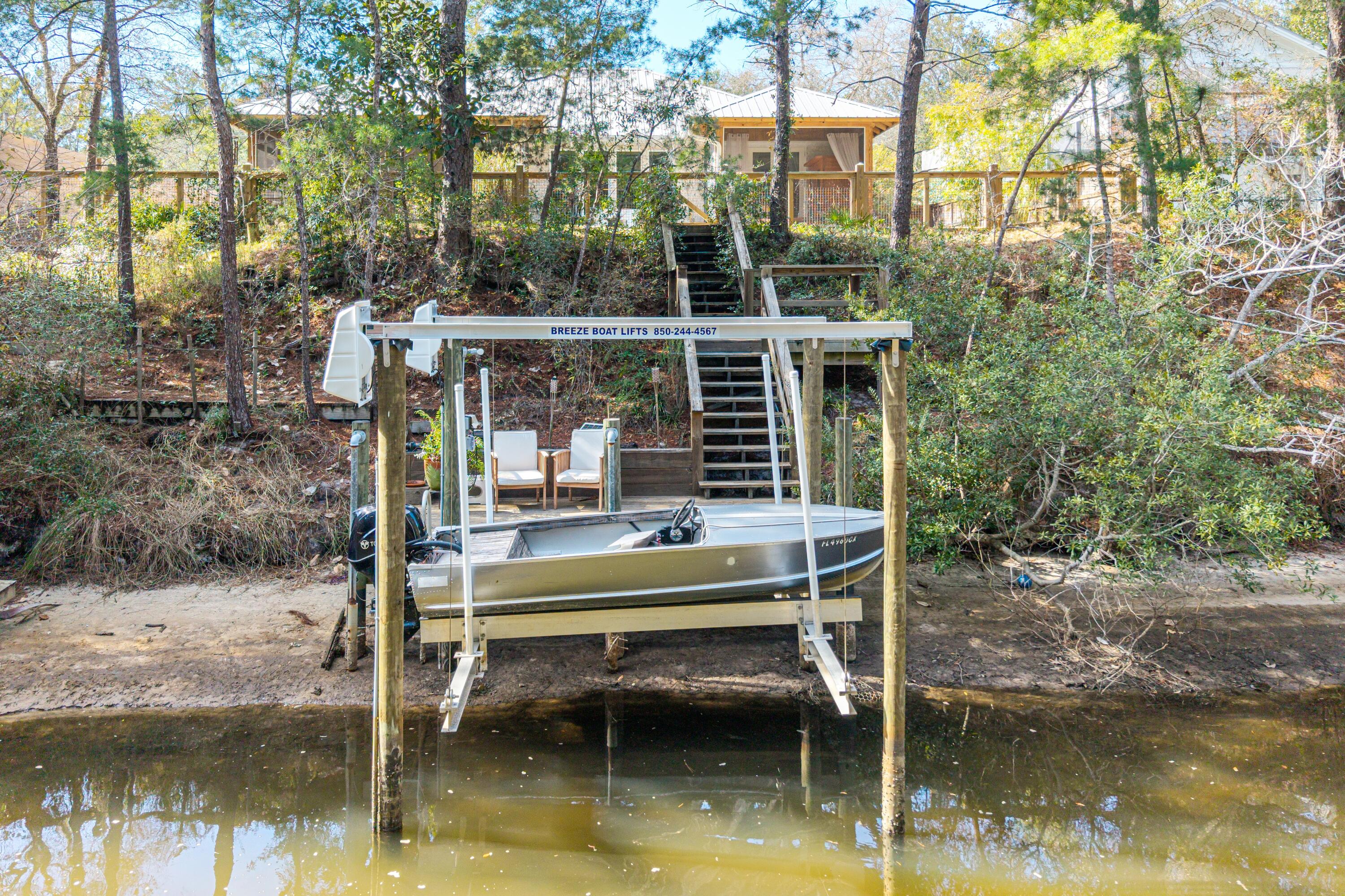 448 Ricker Avenue Santa Rosa Beach, FL 32459 - Photo 27 of 30 Looking from Canal to Home