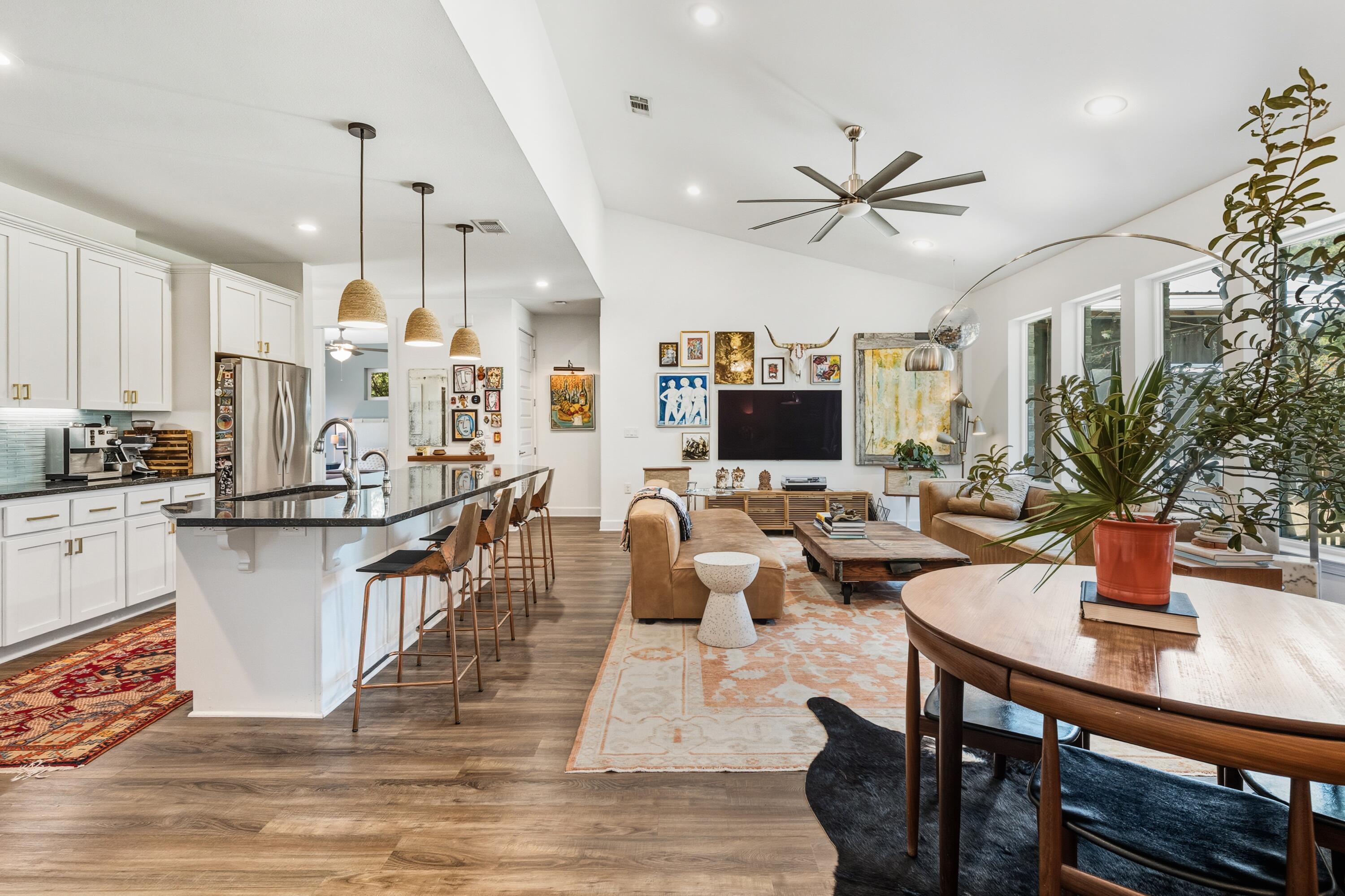 448 Ricker Avenue Santa Rosa Beach, FL 32459 - Photo 5 of 30 a view of a dining room with furniture